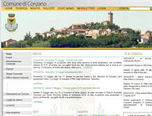 Tablet Screenshot of comune.conzano.al.it